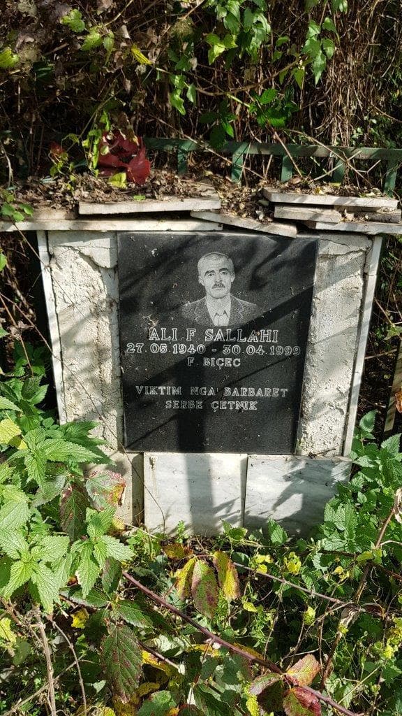 Vendi i Rënies së Martirit Ali Sallahu - Biqec, Kaçanik